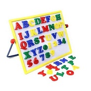 Kids Educational Alphabet Magnetic Number Board with Marker