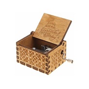 Wooden Music Box Happy Birthday Instrument